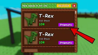 Como Pegar o DINOSSAURO REX no Grow a Garden