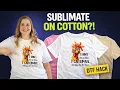 Sublimation on Cotton with DTF Powder Hack Full Tutorial