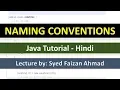 JAVA NAMING CONVENTIONS JAVA BEGINNERS S NAMING CONVENTIONS IN JAVA HINDI URDU