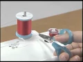 BrotherSupportSewing Sewing machine Winding the bobbin and lower thread setting