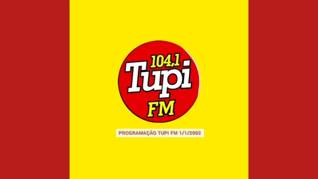 Programação da Tupi FM (atual Top FM) 1/1/2002