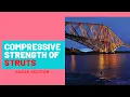 STRUCTURAL DESIGN 2 Mod2 Class 6 - DESIGN COMPRESSIVE STRENGTH OF STRUTS