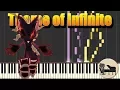Theme of Infinite - Sonic Forces - Tomoya Ohtani [Piano Tutorial] (Synthesia) HD Cover