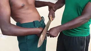 THE KNIFE CAME OUT...THEN THIS HAPPENED