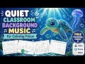 Quiet Classroom Background Music for Calming Focus Reading Free Coloring Pages