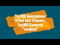 TestNG 3 What is TestNG Annotation Test and Ignore What TestNG keyword enabled does