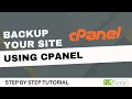 How To Backup Your WordPress Website Manually Using cPanel