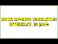 Code Review Singleton interface in Java 2 Solutions