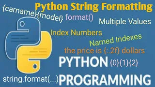 Python String Formatting Tutorial for Beginners Python Tutorial for Beginners