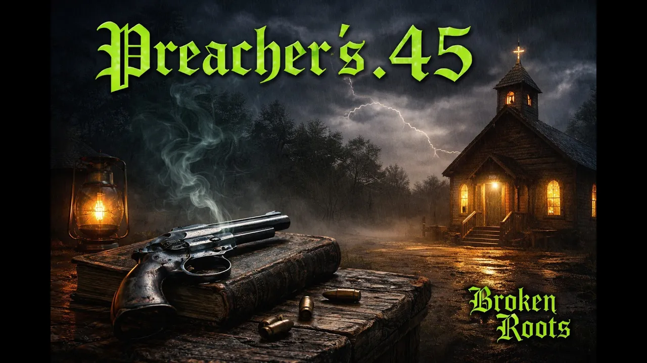 Preacher’s .45 | Psalm 23:4 | Scripture-Based Outlaw Christian Song | Broken Roots