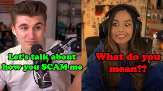 Ludwig CONFRONTS Valkyrae about the SCAM in merch shoot | Lud confronts Tina about why she hates him