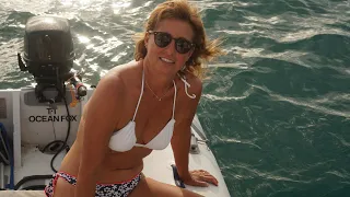 BOAT LIFE!Oh NOOOOO We got a Hole in our Dingy! Sailing Ocean Fox Ep 101