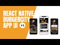 -Building a Burger City App UI with React Native Delivery Screens Music Coding For Beginners