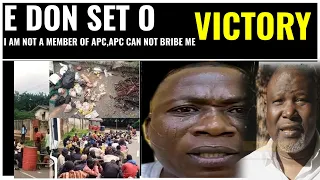breaking yoruba victory at last no one can bribe me please