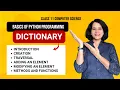 PYTHON DICTIONARY Class 11 Computer Science REVISION SERIES
