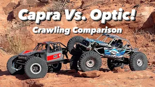 H10 Optic Vs Axial Capra Crawling Comparison