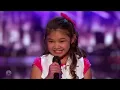Angelica Hale: GOLDEN BUZZER after Burning Down AGT with "GIRL ON FIRE" | America's Got Talent