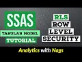 Row Level Security RLS in SSAS Tabular Model - SSAS Tutorial 16