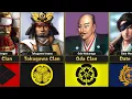 JAPANESE SAMURAI CLANS Famous Daimyos Shisei Seido