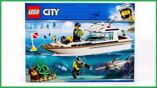 LEGO 60221 City Diving Yacht Speed Build