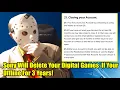 Sony Will Delete Your PSN Account And All Your Digital Games If Your Not On For 3 Years