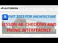 REVIT 2023 ARCHITECTURE LESSON 48 - CHECKING AND FIXING INTERFERENCE