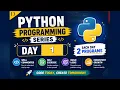 Day 1 - Learn Python in 2026 for beginners Python course for free