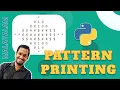 Irregular Pattern Printing in Python Malayalam Explained in 36 minutes