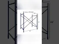 How to Calculate H - frame scaffolding for any span