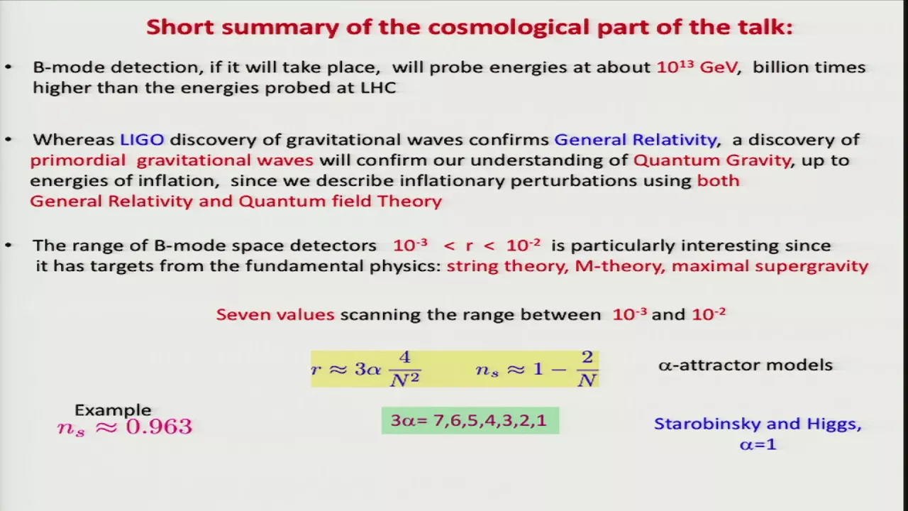 Renata Kallosh - Maximal Supersymmetry and Applications in Cosmology(Day 2)