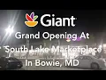 New Giant Food Grand Opening In Bowie MD Store Tour And Self Checkout Demo By Mitchell Partycenter