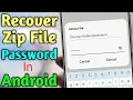 Lagu How To Recover Zip File Password In Tamil | Recover Zip Password