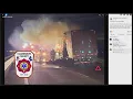 Tractor trailer fire shuts down I-95 north in Clarendon County