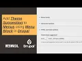 Add Theme Suggestion to Menus using Menu Block in Drupal