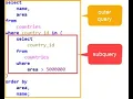 SQL - Single Row Sub Queries Where having select