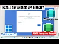 How to Install Android APK on Windows 11 Using WSA PacMan Windows Subsystem for Android