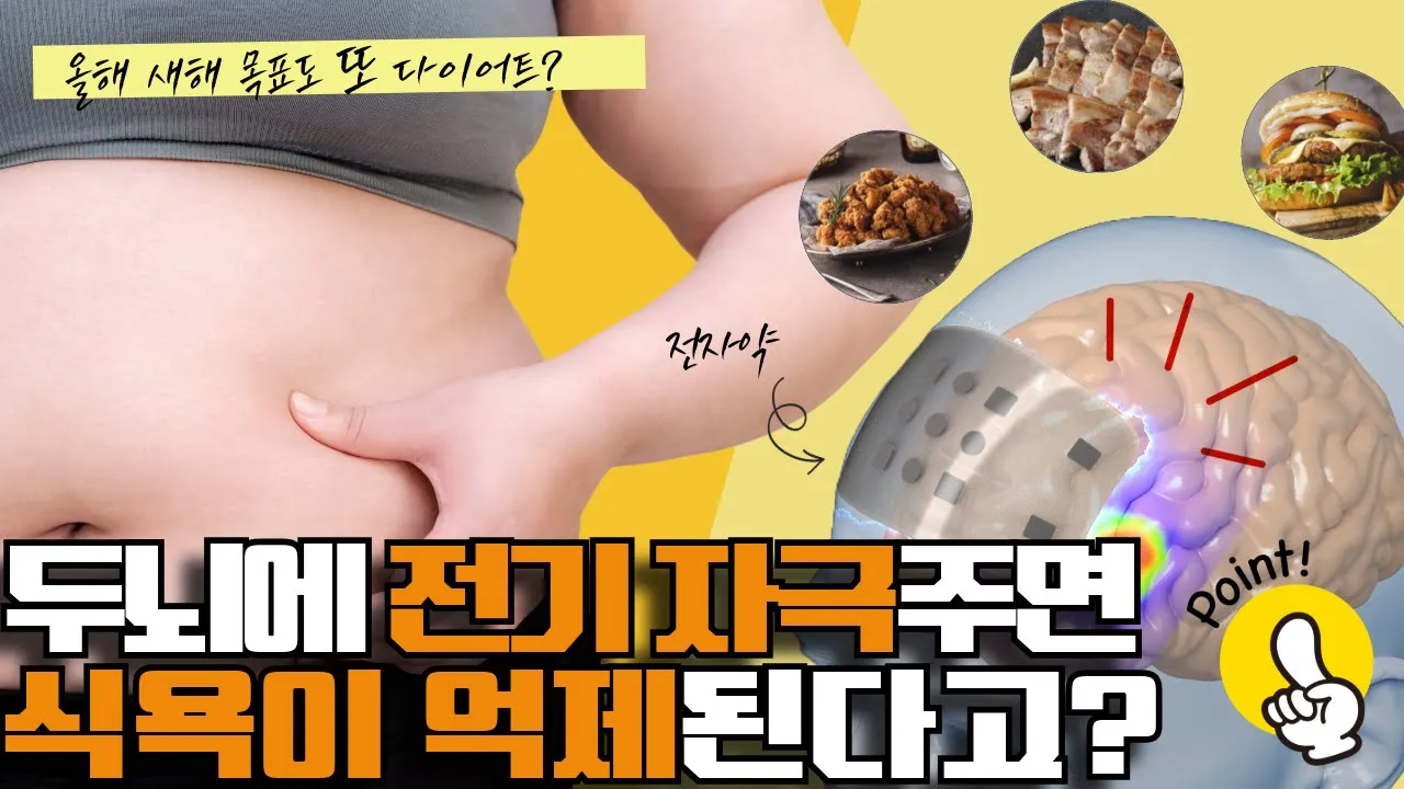 붙이는 다이어트 전자약💊?! 전기자극으로 먹방 STOP⛔ #다이어트