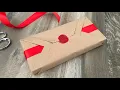 Beautiful Christmas Gift Wrapping Elegant Gift Wrap Idea for shallow rectangular boxes