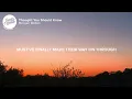 Morgan Wallen - Thought You Should Know (Lyrics)