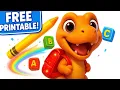 Back-to-School Dinosaur Backpack Colouring Pages for Kids