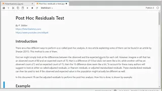 Python - Chi-Square test Post-Hoc Adjusted Residuals