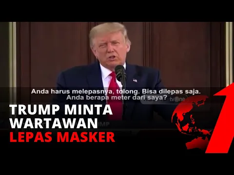 Woow! Trump Minta Wartawan Lepas Masker di Gedung Putih | tvOne