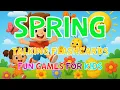 Spring Vocabulary Mini Games for Kids Talking Flashcards 4K