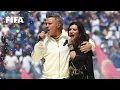 Download Lagu Robbie Williams and Laura Pausini perform 'Desire' at the FIFA Club World Cup