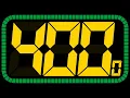 400 Seconds Reggae Countdown Timer with Big Numbers