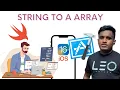 How to convert a String to a Array in Swift Xcode 14 Swift Programming Tutorial