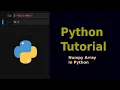 Python Programming for Beginners Episode 11 Numpy Array in Python