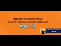 How To Install and Use PostgreSql pgAdmin with Docker VScode on Ubuntu linux OS
