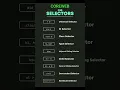 How CSS Selectors works