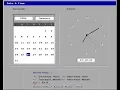 GUI Calendar Clock - JustdoCodings